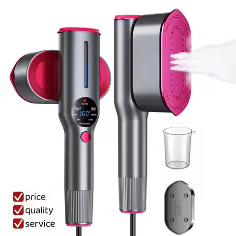 Dr.Flash Handy Garment Steamer with 2-in-1 Professional Garment Steamer Mini Travel Garment Steamer
