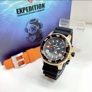 Jam tangan Expedition 6711 Tali karet original pria