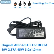 Original 45W AC Adapter Charger For ACER 19V 2.37A 45W 3.0x1.0mm DELTA ADP-45FE F Laptop Power Suppl