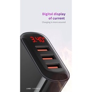 Clearance Stock  Lanex 3.4A 3 USB Ports Wall Charger with Digital Display - LCT-N11U