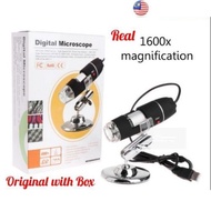 Android Handheld Magnifier Endoscope Camera1600X Digital Microscope 8 LED HD USB