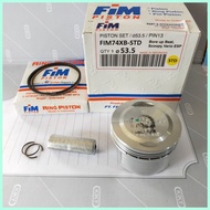 ✲ ☌ ♞Piston piston piston kit set bore up FIM 74XB Size 53.5 54 54.5 55 56mm pen pin 13mm