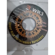 KAWASAKI WR3 Motorcycle Rear Gear Ninja 250 FIkawasaki Carburetor/ Z250 Gear/ | Ninja Series