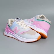 SEPATU WANITA SNEAKERS NB 997 NEWBALANCE997 SEPATU OLAHRAGA KASUAL WANITA TERLARIS SUEDE PINK BIRU P