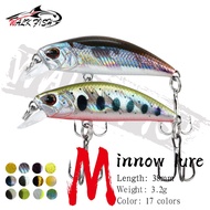 WALK FISH Japanese Fishing Mini Minnow Bass Bait (1 Pc x 38mm/3.2g)