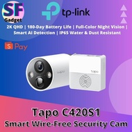 TP-Link Tapo C420S1 Smart Wire-Free IP Camera , CCTV 2K QHD | 180-Day Battery Life | Full-Color Nigh