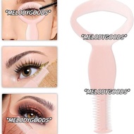 MELODG Eyeliner Stencil, with Comb Wearing Aid Novice Eyeliner Template, Practical Reusable Plastic 