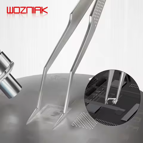 MECHANIC Aax-17 Stainless Steel Tweezers Corrosion-resistant,High Hardness for Soldering and IC Chip
