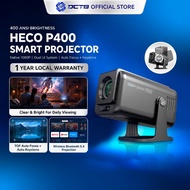Heco P400 Smart Projector｜400 ANSI | 3600 Lumens | Native 1080P | Dual UI System | Auto Focus+Keysto