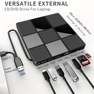7-in-1 external optical drive burner UBS3.0+Type-C dvd burner, disc burner, portable DVD drive