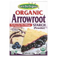 Edward & Sons, Let's Do Organic, Organic Arrowroot Starch Powder, 6 oz (170 g)
