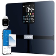 RENPHO Smart Scale FSA HSA Store Eligible, Body Fat Scale with VA Display, Bluetooth Scale for Body Weight and Fat Percentage, BMI, Muscle &amp; Bone Mass, Apple Health Compatible, 400lb, Black Elis 2X