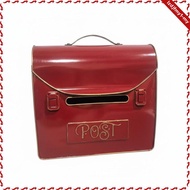 [leipupa] Rustic Decor Vintage Wall Mount Mailbox Weather Resistant Vintage Wall Mailbox Lockable fo