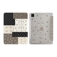 Yellow Star Shell Y-Shaped Triple Fold For iPad 2025 Protective Cover For iPad Pro 20 21 22 12.9in A