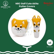 Golf Head Cover - Akita Mallet Putter/Blade Putter Cover - Golf Putter Stick Protective Cover