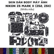 3M Skin stickers for Nikon Z5 Mark II (z52, z5ii) (Many models) | Nikon Z5 Mark II anti-fingerprint 