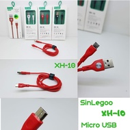 SINLEGOO XH10 Micro Data Cable 100cm 2.4A FAST CHARGING Charger Cable V8 GOOD QUALITY WARRANTY1