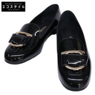 二手 Salvatore Ferragamo Gancini x RIBON樂福鞋，狀況極佳，尺寸 7D。