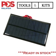 1W 6V 167mA Mini Polycrystalline Solar Panel + 30cm Red & Black Wires