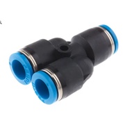 Festo Y Tube-to-Tube Adaptor to Push In 8 mm to Push In 8 mm to Push In 8 mm, QSY Series 14 bar