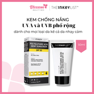 Kem chống nắng SPF 30 Polyglutamic Acid Dewy Sunscreen The Inkey List50ml