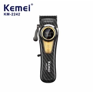 Kemei KM-2242 Professional Cordless Hair Clipper Barber Electric Hair Trimmer Rechargeable Fade Hair