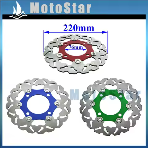 220mm Brake Disc Disk Rotor For 50 70 90 110 125 140 150 160 Chinese Pit Dirt Bike Stomp Demon X WPB