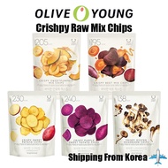Olive Young Delight Project Crishpy Raw Mix Chips 5Flavors Pumpkin / Beet / Sweet Potato / Purple Sweet / Oyster Mushroom