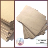 50pcs/100pcs/200pcs A4 /short/long 70gsm Printable Kraft paper Light brown/Cream for wrap paper/DIY