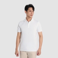 POLOMAN men's turn-down collar T-shirt BASIC CVC crocodile fabric, luxurious, elegant, airy, not fra