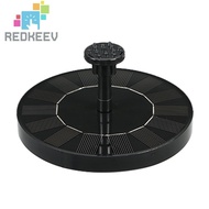 Floating Solar Pump Fountain 7V/1W Solar Panel Powered Fountain with 6 Spray Heads for Pond Swimming