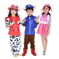 (SG Stock, Price drop!) Paw Patrol Costume Long Sleeves set with Pup Packs - Chase, Marshall, Skye