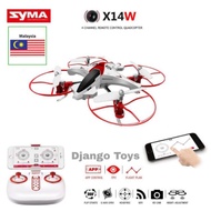 Syma X14W FPV Drone with Built-in Camera HD Live Video Headless Mode 2.4G 4CH 6 Axis Gyro RC Quadcop