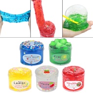 [COO] 70ml Fruit Slime Toy Various Soft Stretchy Non-sticky Cloud Crystal Mud Stress Relief Vent Toys Colored Clay DIY Slime Decompression Squeeze Toy Party Favors