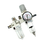 【BBI】-Air Pressor Oil Water Separator Regulator Trap Filter Air Filter Lubricator Combination Tire C