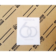 Sticker 60 Years Toyota