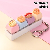 Oldlaiben Keyboard Clicker Fidget Stress Relief Toy Cute Animal Cartoon Food Clicker Keychain Pendan