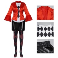 Halloween Joker 2 Movie Cosplay Costume, Harley Quinn Cosplay Stage Performance Outfit. COSPALY