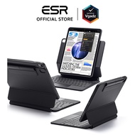 ESR เคสสำหรับ iPad Air 13" (1st/2024) รุ่น Rebound Magnetic Keyboard - คีย์บอร์ด US English - สี Cha