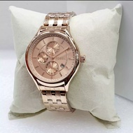 JAM TANGAN WANITA FOSSIL - KRONOGRAF - TERLARIS - FREE KOTAK DAN BATERAI CADANGAN