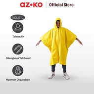 azko Soleil Reversible PVC Raincoat - Yellow/biru PVC Raincoat Raincoat Poncho