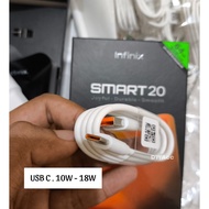 Original infinix Type C 10W 18W Fastcharging Data Cable