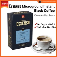 [Ready Stock] ESSENSO Microground Black Coffee Colombian Blend 2g x 20 sticks Caffeine Kopi Diet Sihat Tanpa Gula Kafein