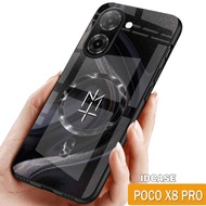Softcase Glass Glitter Glass For poco X8 PRO - Casing hp Poco X8 Pro - K95