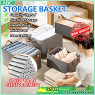 Clothes Storage Box Thickened Steel Frame Clothes Drawer Organizer Pants Foldable Storage Box Thicken Clothes Organizer