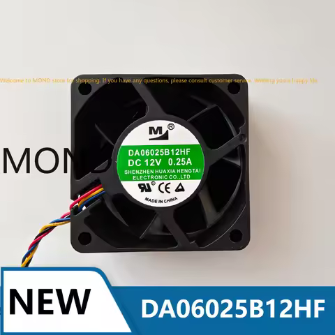 DA06025B12HF Server Cooling Fan High Air Silent CPU Power Supply Inverter Cooler Fan 12V 0.25A 6CM 6