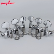 1 Set GUYKER 1:21 Lock String Tuning Key Pegs Machine Heads with Half-Circle Handle Replacement for 