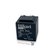 Automotive Head Lamp Relay 4PIN 80A 24V 2B/2S Truck Bus