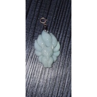 Jade 9 tailed fox pendant