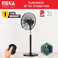 EUROPACE ERC8182Z | ERC 8182Z 18" DC CIRCULATOR STAND FAN